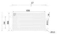 MAHLE AC366000S Kondensator, Klimaanlage