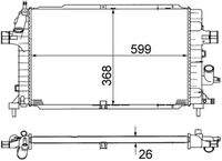MAHLE CR1687000S Kühler, Motorkühlung