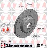 ZIMMERMANN 150291152 Bremsscheibe