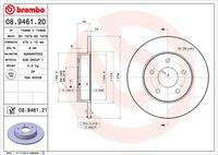 BREMBO 08946121 Bremsscheibe