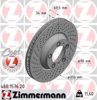 ZIMMERMANN 460157620 Bremsscheibe
