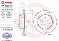 BREMBO 09896921 Bremsscheibe