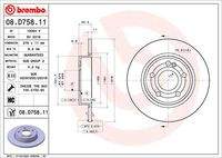 BREMBO 08D75811 Bremsscheibe