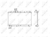 NRF 53581 Kühler, Motorkühlung