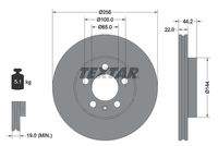 TEXTAR 92303803 Bremsscheibe