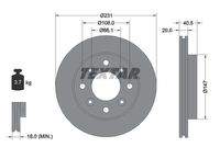 TEXTAR 92158900 Bremsscheibe