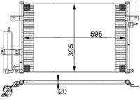 MAHLE AC384000S Kondensator, Klimaanlage