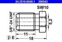 ATE 24351600401 Überwurfschraube