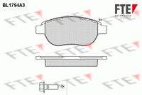 FTE BL1794A3 Bremsbelagsatz, Scheibenbremse