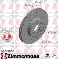 ZIMMERMANN 150129852 Bremsscheibe
