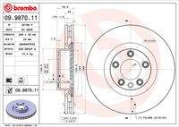 BREMBO 09987011 Bremsscheibe