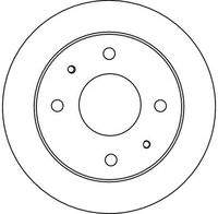 TRW DF4132 Bremsscheibe
