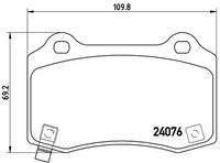 BREMBO P11024 Bremsbelagsatz, Scheibenbremse