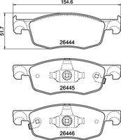 BREMBO P83185 Bremsbelagsatz, Scheibenbremse