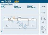 FAE 74256 Glühkerze