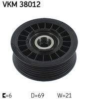 SKF VKM38012 Umlenk-/Führungsrolle, Keilrippenriemen
