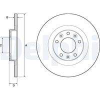 DELPHI BG4662C Bremsscheibe