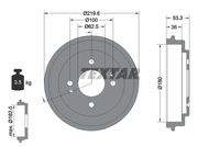 TEXTAR 94044400 Bremstrommel