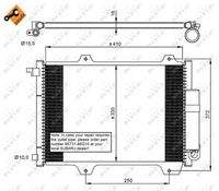 NRF 35907 Kondensator, Klimaanlage