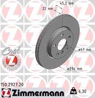 ZIMMERMANN 150292720 Bremsscheibe