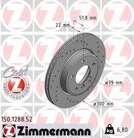 ZIMMERMANN 150128852 Bremsscheibe