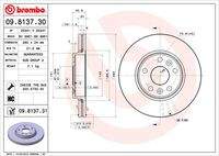 BREMBO 09813731 Bremsscheibe