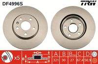 TRW DF4996S Bremsscheibe