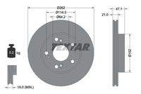 TEXTAR 92175803 Bremsscheibe