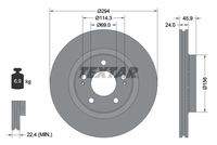 TEXTAR 92135203 Bremsscheibe