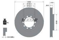 TEXTAR 93117500 Bremsscheibe