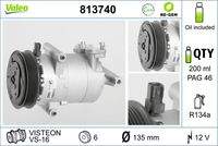 VALEO 813740 Kompressor, Klimaanlage