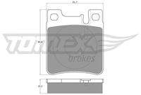 TOMEX Brakes TX1273 Bremsbelagsatz, Scheibenbremse