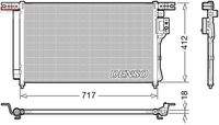 DENSO DCN41008 Kondensator, Klimaanlage