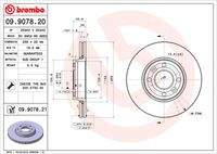 BREMBO 09907821 Bremsscheibe