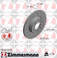 ZIMMERMANN 110221352 Bremsscheibe