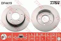 TRW DF4419 Bremsscheibe