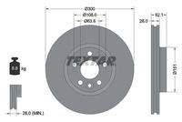 TEXTAR 92159205 Bremsscheibe