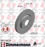 ZIMMERMANN 380216820 Bremsscheibe