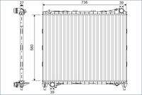 VALEO 701127 Kühler, Motorkühlung