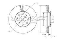 TOMEX Brakes TX7215 Bremsscheibe