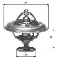 GATES TH09180G1 Thermostat, Kühlmittel