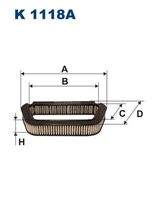 FILTRON K1118A Filter, Innenraumluft