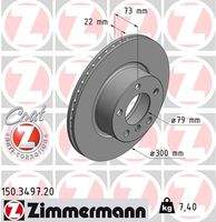 ZIMMERMANN 150349720 Bremsscheibe