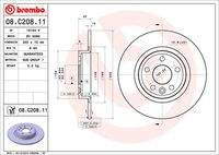 BREMBO 08C20811 Bremsscheibe