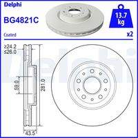 DELPHI BG4821C Bremsscheibe