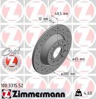 ZIMMERMANN 100331552 Bremsscheibe