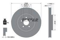 TEXTAR 92281905 Bremsscheibe