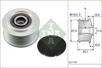 Schaeffler INA 535004710 Generatorfreilauf