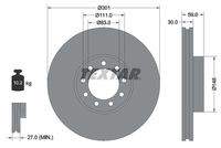 TEXTAR 93177603 Bremsscheibe