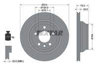 TEXTAR 92121903 Bremsscheibe